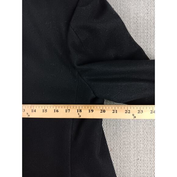 Navy Issue Pea Coat Womens 16 Short Dark Navy Wool Cropped Short Double Breasted - Picture 10 of 13